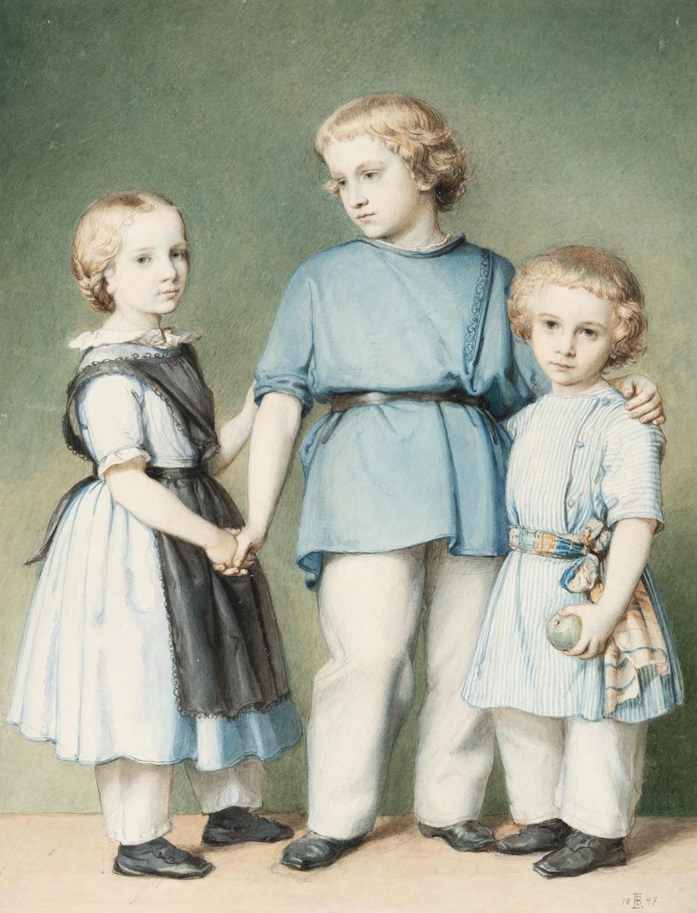 Eduard Bendemann - Tre giovani fratelli